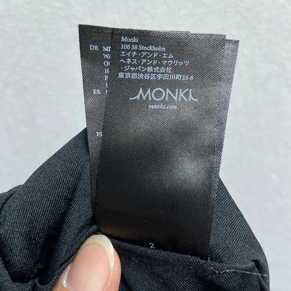 Monki basketball jersey material mesh midi skirt Sz S - Picture 7 of 9